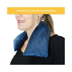 VIVEZEN Coussin, Tour De Cou Chauffant 50 X 12 Cm - Bleu -Magasin TROTEC 1016 large 1571140083 situation tour de cou bleu