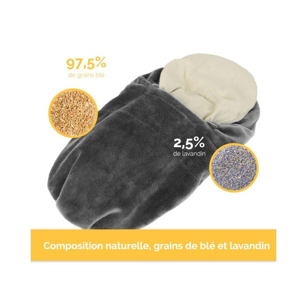 VIVEZEN Chaussons Chauffants Universels Taille 36 Au 43 - Gris 4 VIVEZEN Chaussons Chauffants Universels Taille 36 Au 43 - Gris – Image 2
