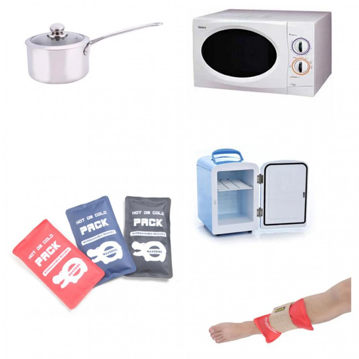 Marque Generique 3 Pièces Gel Imperméable à L'eau Micro-ondes Refreezable Chaud Froi... 4 Marque Generique 3 Pièces Gel Imperméable à L'eau Micro-ondes Refreezable Chaud Froi... – Image 2