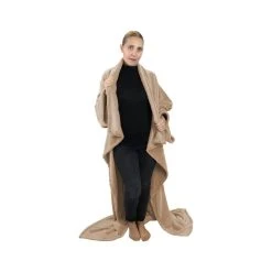 VIVEZEN Couverture Polaire Plaid Intégral Avec Manches Et Poche - Enfant Ou A... 9 VIVEZEN Couverture Polaire Plaid Intégral Avec Manches Et Poche - Enfant Ou A... -Magasin TROTEC 870 large 1542639334 pdv2 adulte beige