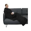 VIVEZEN Couverture Polaire Plaid Intégral Avec Manches Et Poche - Enfant Ou A... -Magasin TROTEC 872 large 1542795506 pdv1 adulte canape noir