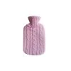 Wewoo Bouillotte Bouteille D'eau Chaude Couverture De Tricot De Couleur Unie... -Magasin TROTEC bouillotte bouteille deau chaude couverture de tricot de couleur unie sans sac de velours de rempli