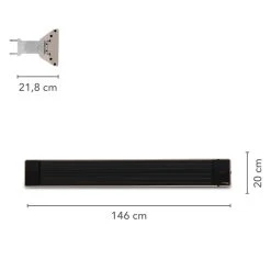 TROTEC Chauffage Radiant électrique Sans Lumière Rouge IRD 2400 Chau... -Magasin TROTEC chauffage radiant electrique sans lumiere trotec ird 2400 6808238 1009318 18 1140x1140