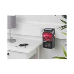 Sichler Haushaltsgerate Mini Chauffage Soufflant Télécommandé 500 W Sur Prise Secteur - LV-...