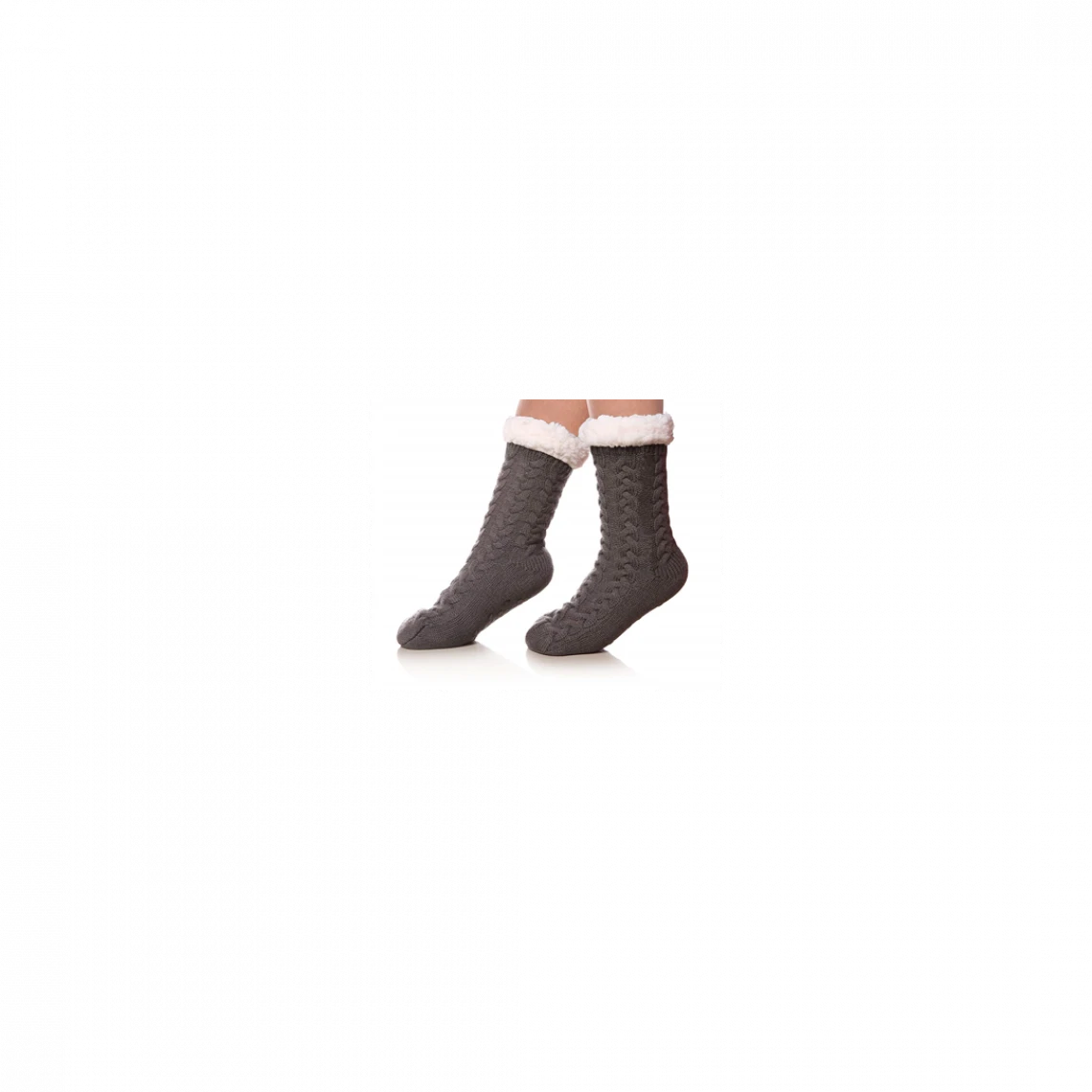 Venteo Chaussette / Chausson - Chaude Et Douce - Noir - Adulte 4 Venteo Chaussette / Chausson - Chaude Et Douce - Noir - Adulte – Image 2