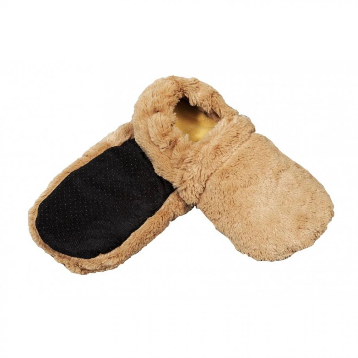 PELUCHO Chaussons Chauffants Caramel 3 PELUCHO Chaussons Chauffants Caramel