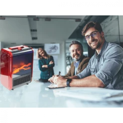 Venteo CHEMINEE ROUGE – MAX HEATER™ – CHEMINEE PORTABLE ET COMPACTE - R... -Magasin TROTEC cheminee rouge max heater cheminee portable et compacte rouge adulte effet flamme reglable 1500w 11701542 30836034 1140x1140