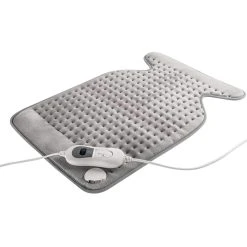 Purline Coussin Chauffant 100W, Gris, Laine Synthétique, 63x42cm