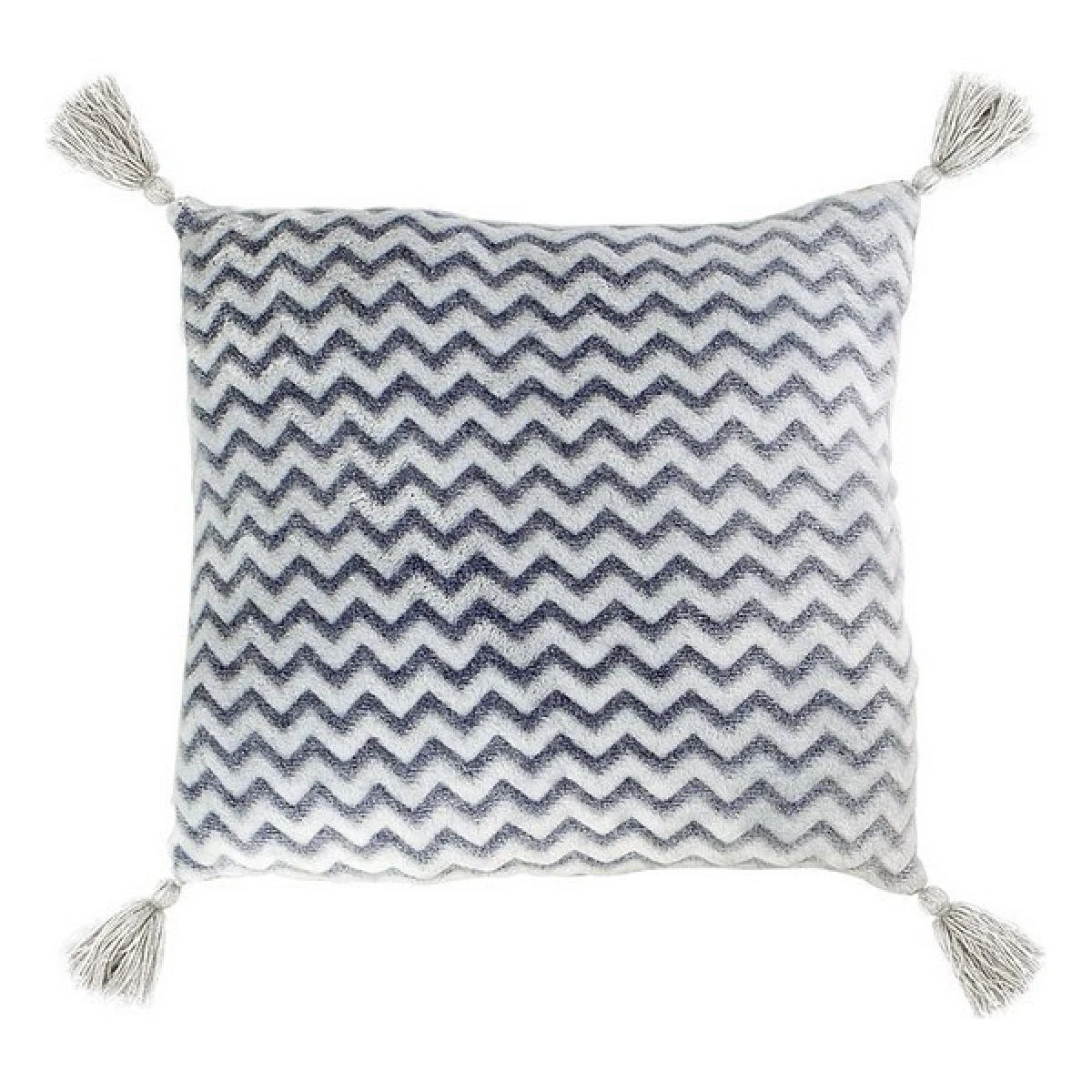 Totalcadeau Coussin Décoratif à Motifs En Zigzag Pas Cher 4 Totalcadeau Coussin Décoratif à Motifs En Zigzag Pas Cher – Image 2