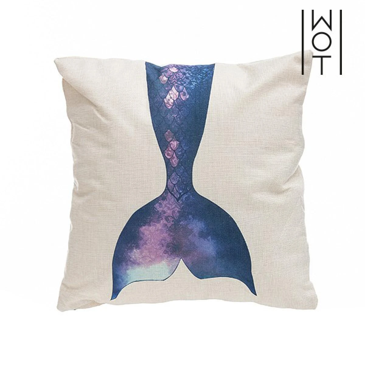 Totalcadeau Coussin Motif Sirène En Canvas Et En Polyester - Coussin Desgin Pas C... 6 Totalcadeau Coussin Motif Sirène En Canvas Et En Polyester - Coussin Desgin Pas C... – Image 4