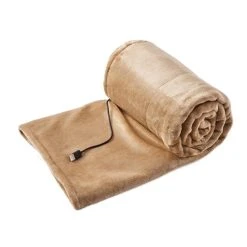 Generique Brother Couverture Chauffante 5V USB 180 X 80 Cm Portable Domestique Compact J...