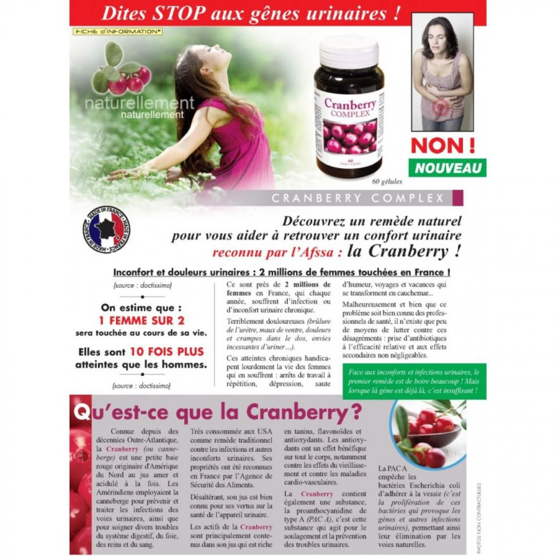 Ineldea Cranberry Complex Confort Urinaire 4 Ineldea Cranberry Complex Confort Urinaire – Image 2