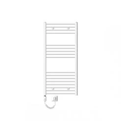 ECD Germany Radiateur électrique - 600 X 1200 Mm - Blanc - Droit Avec...