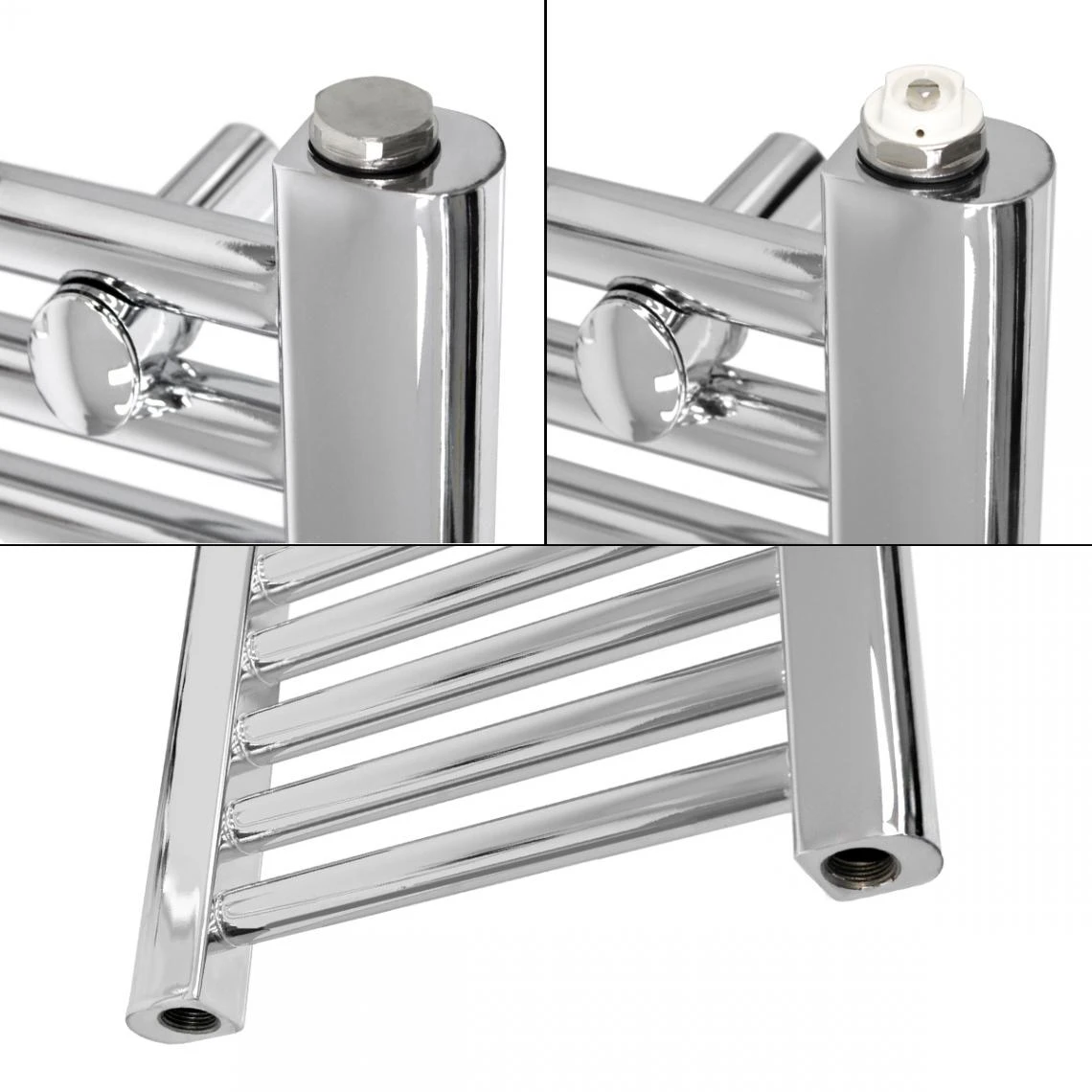 ECD Germany Radiateur Porte Serviettes Mural Radiateur Sèche-serviett... 5 ECD Germany Radiateur Porte Serviettes Mural Radiateur Sèche-serviett... – Image 3