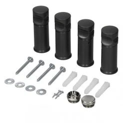 ECD Germany Sèche-Serviettes Design Sahara - 400 X 1800 Mm - Anthraci... 11 ECD Germany Sèche-Serviettes Design Sahara - 400 X 1800 Mm - Anthraci... -Magasin TROTEC ecd germany seche serviettes design sahara 400 x 1800 mm anthracite connexion lateral forme courbe avec kit montage mural radiateur seche serviette pour salle de bain 9040731 23560147 1140x1140