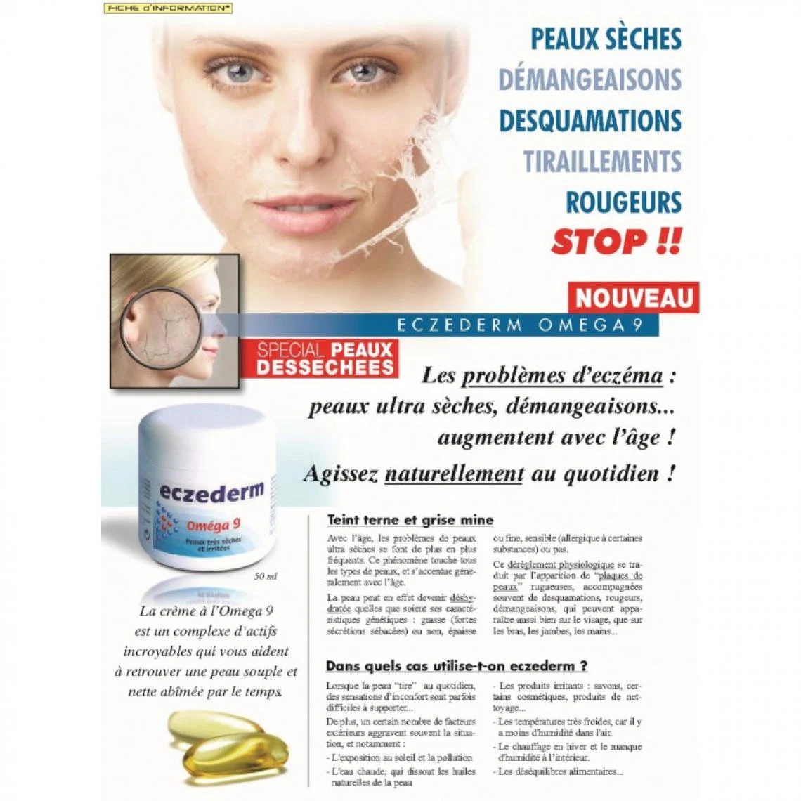 Ineldea EczeDerm Crème Aux Omega 9 3 Ineldea EczeDerm Crème Aux Omega 9