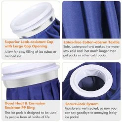 Marque Generique Enveloppe De Thérapie De Gel De Glace Flexible De Qualité Supérieur... -Magasin TROTEC enveloppe de therapie de gel de glace flexible de qualite superieure pour le soulagement de la douleur des blessures de glacage 9 pouces et 11 pouces 8638389 22131407 1140x1140