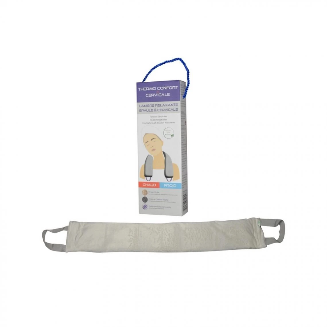 Ac-Deco Lanière Relaxante Thermo Confort - L 67 X L 10 Cm - Cervicale 3 Ac-Deco Lanière Relaxante Thermo Confort - L 67 X L 10 Cm - Cervicale