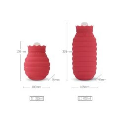 Wewoo Bouillotte Original Xiaomi Warm Water Bag Sachet D'eau Chaude En Silic... -Magasin TROTEC original xiaomi warm water bag silicone sac d eau chaude de petite taille 15x10x58cm rouge
