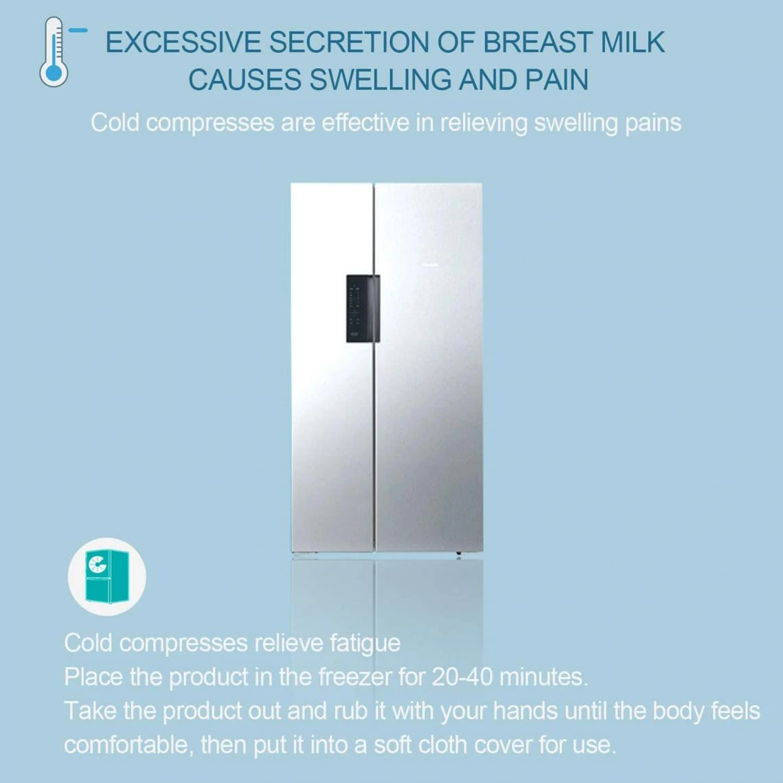 Marque Generique Pack De Thérapie Mammaire Bead Ice Pack Pads Hot Or Cold Use Massager... 5 Marque Generique Pack De Thérapie Mammaire Bead Ice Pack Pads Hot Or Cold Use Massager... – Image 3