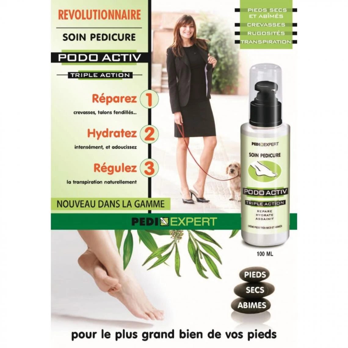 Ineldea Pediexpert Crème PodoActiv Triple Action Soin Pédicure Complet 3 Ineldea Pediexpert Crème PodoActiv Triple Action Soin Pédicure Complet