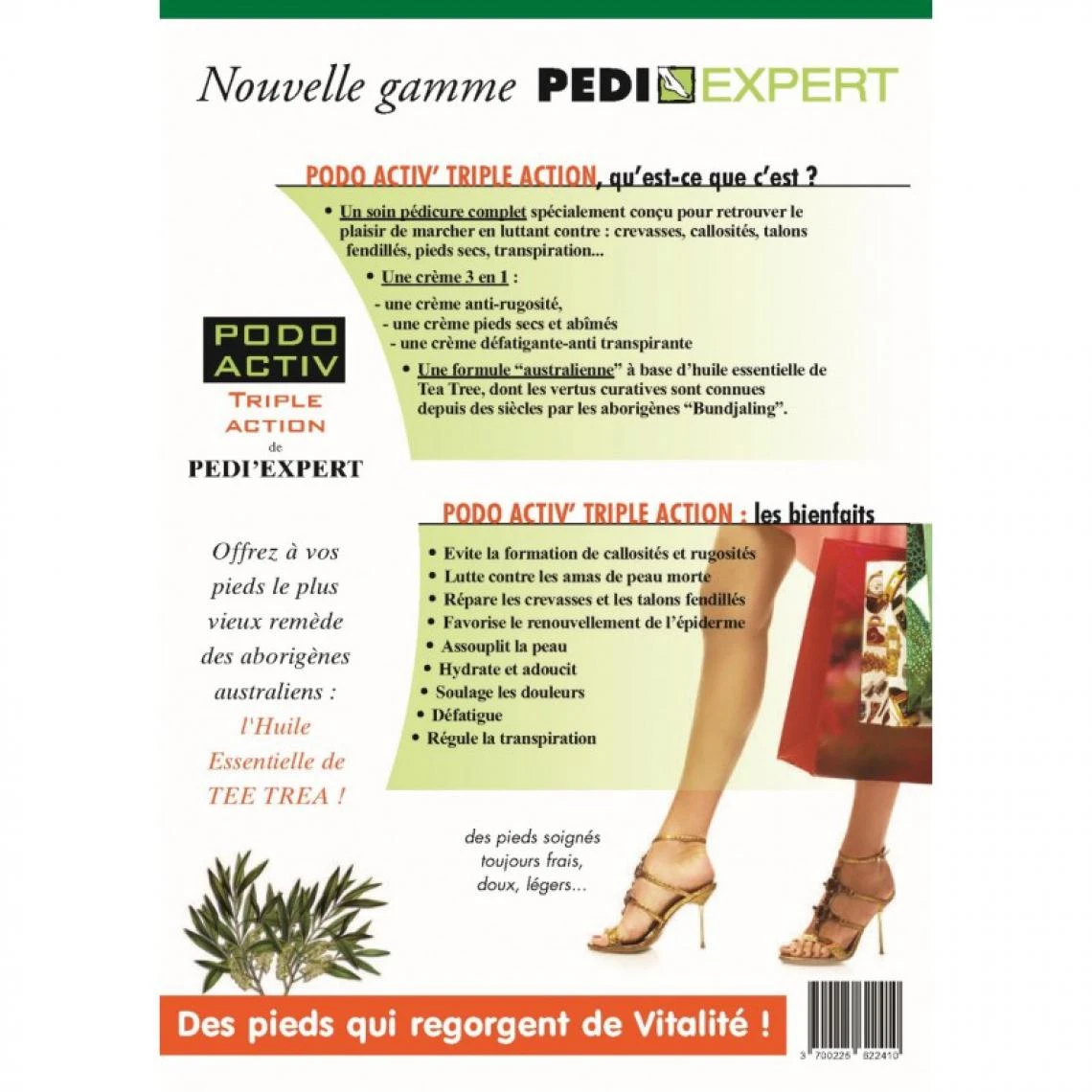 Ineldea Pediexpert Crème PodoActiv Triple Action Soin Pédicure Complet 4 Ineldea Pediexpert Crème PodoActiv Triple Action Soin Pédicure Complet – Image 2