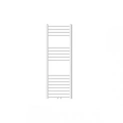 ECD GERMANY Radiateur De Salle De Bain Sahara 400 X 1200 Mm Blanc Courbe Avec Conn...