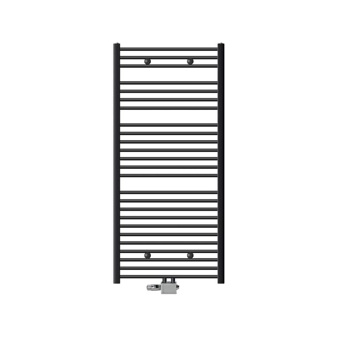 ECD GERMANY Radiateur De Salle De Bain Sahara 750 X 1500 Mm Anthracite Courbe + Ra... 3 ECD GERMANY Radiateur De Salle De Bain Sahara 750 X 1500 Mm Anthracite Courbe + Ra...