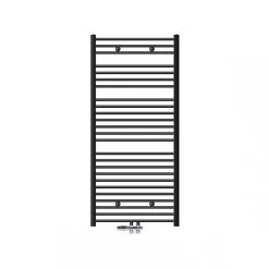 ECD GERMANY Radiateur De Salle De Bain Sahara 750 X 1500 Mm Anthracite Courbe + Ra...