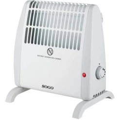 Sogo Radiateur Soufflant 530W Blanc