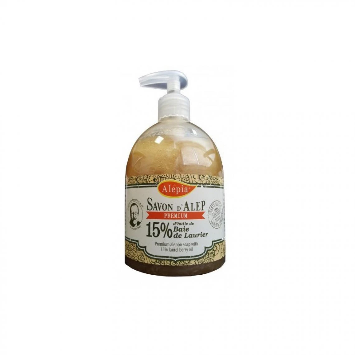 Alepia Savon D'Alep Liquide Premium BIO 15% Huile De Baie De Laurier 3 Alepia Savon D'Alep Liquide Premium BIO 15% Huile De Baie De Laurier