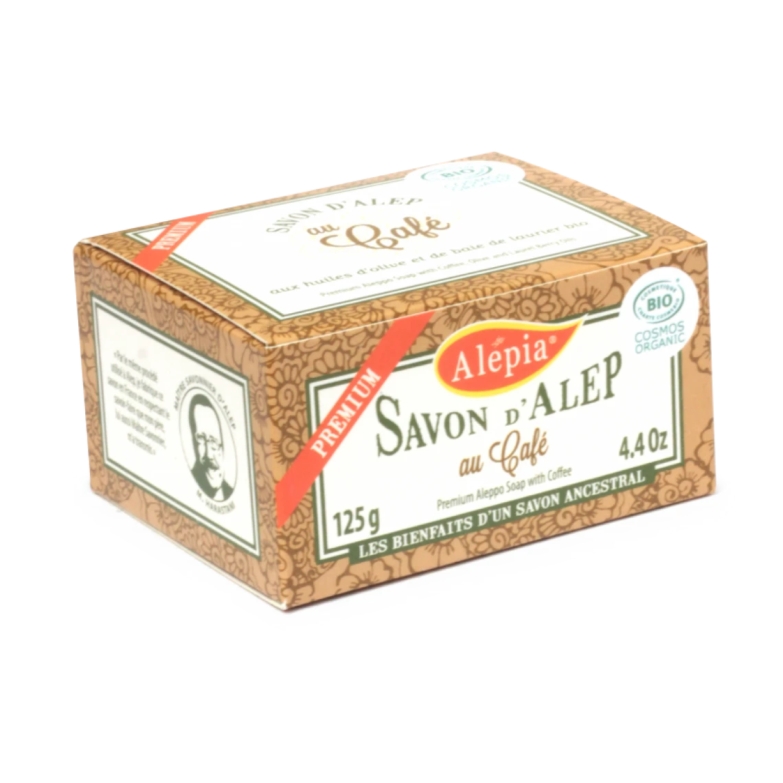Alepia Savon D'Alep Premium BIO Au Café 3 Alepia Savon D'Alep Premium BIO Au Café