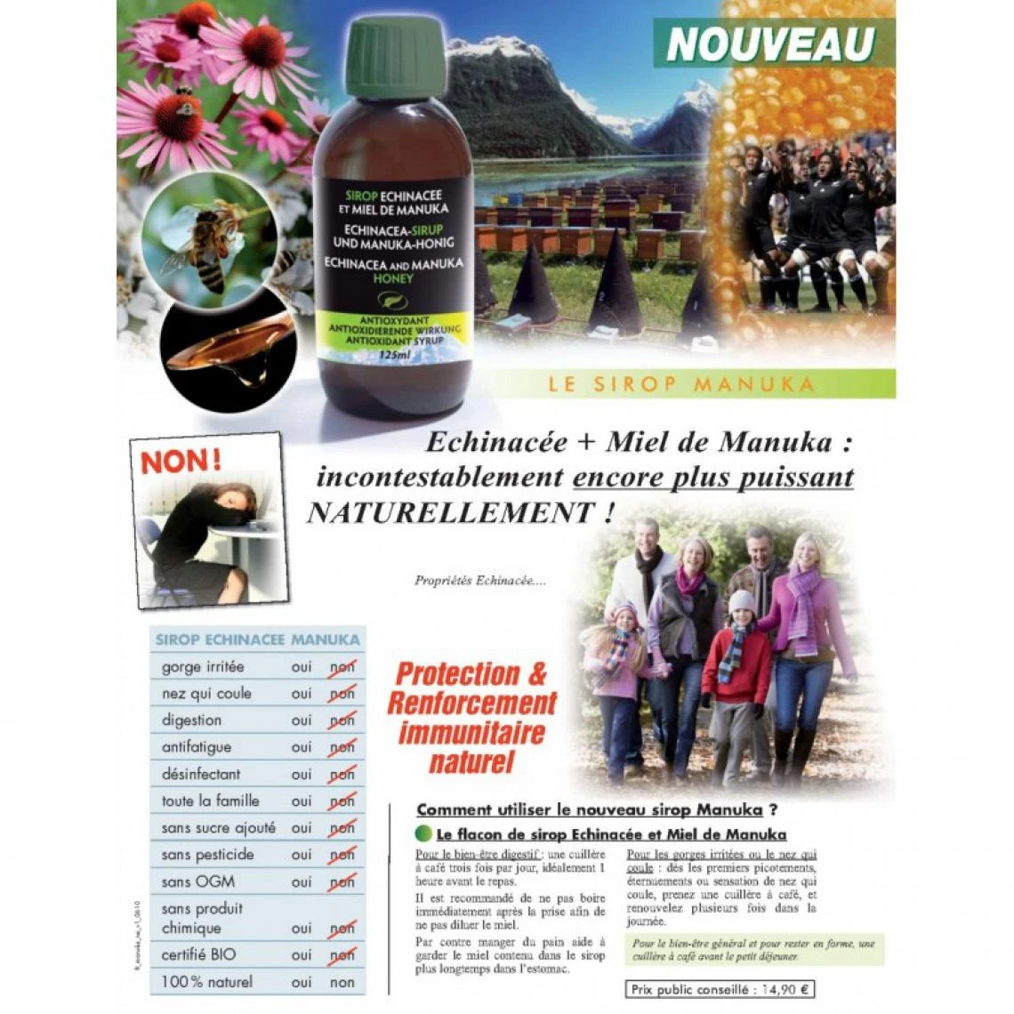 Ineldea Sirop Echinacée Et Miel De Manuka 3 Ineldea Sirop Echinacée Et Miel De Manuka