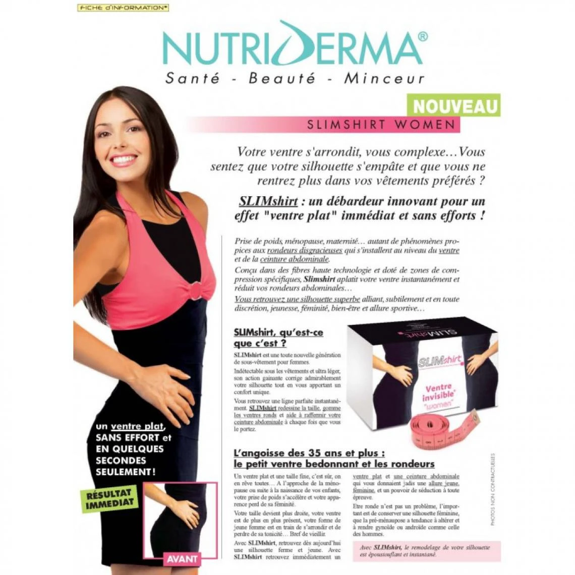 Ineldea SlimShirt Woman Textile Intelligent Minceur Débardeur (Noir - M(38-40... 4 Ineldea SlimShirt Woman Textile Intelligent Minceur Débardeur (Noir - M(38-40... – Image 2