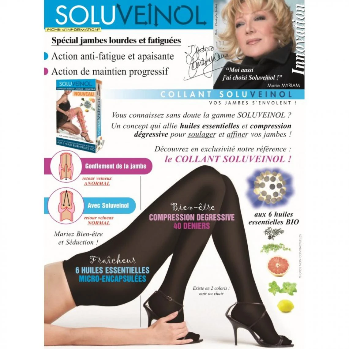 Ineldea SoluVeinol Collant De Compression (Noir - Taille 5) 3 Ineldea SoluVeinol Collant De Compression (Noir - Taille 5)