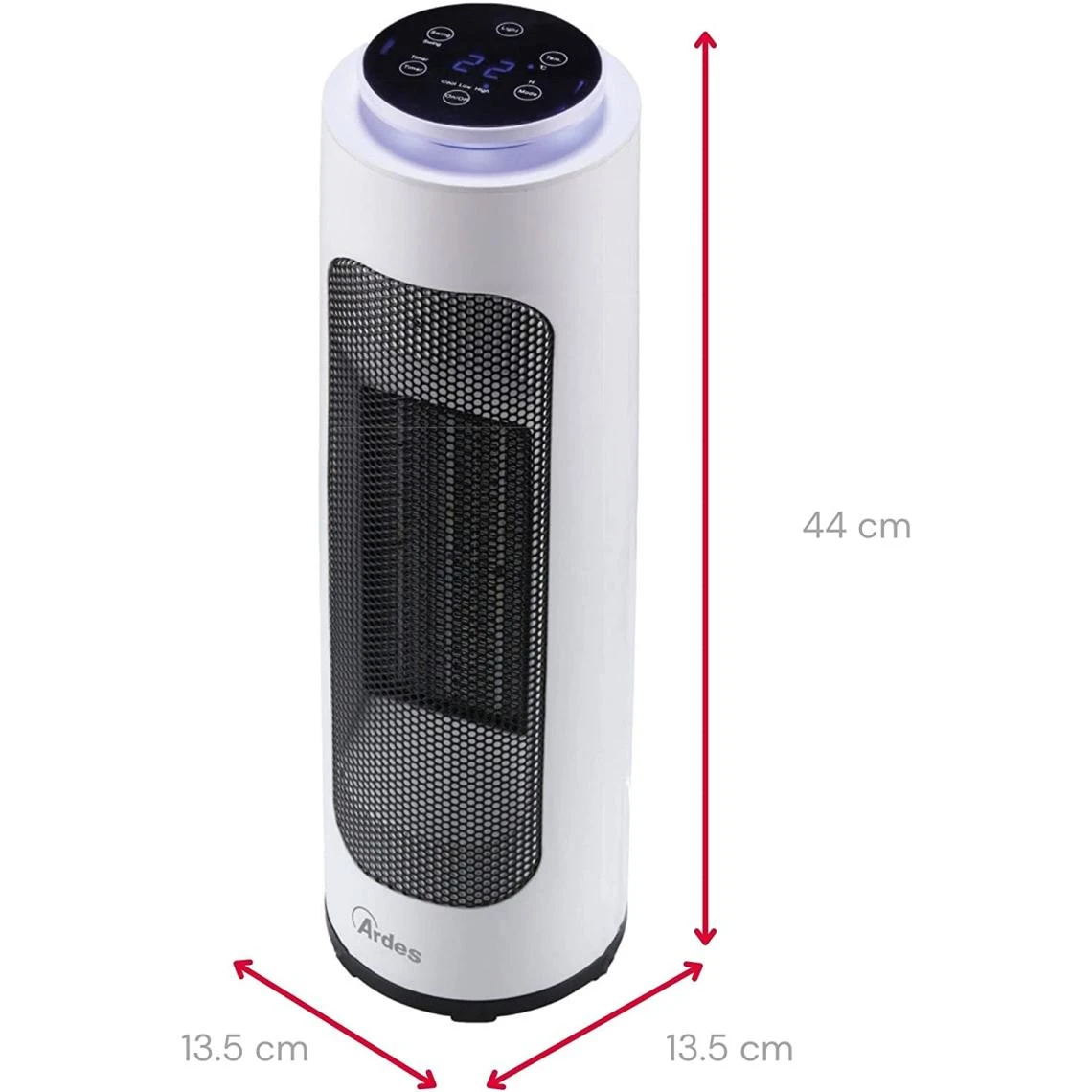 Ardes Termoventilatore Areds AR4P19 Torre Ceramica Oscillante Con Pannello C... 4 Ardes Termoventilatore Areds AR4P19 Torre Ceramica Oscillante Con Pannello C... – Image 2