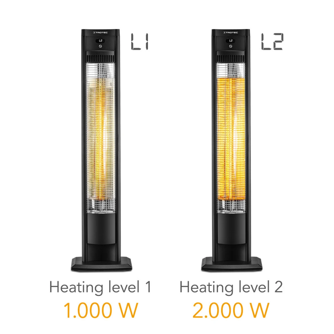TROTEC Chauffage Infrarouge De Terrasse Sur Pied IRS 2010 E, 2000 W, C... 5 TROTEC Chauffage Infrarouge De Terrasse Sur Pied IRS 2010 E, 2000 W, C... – Image 3