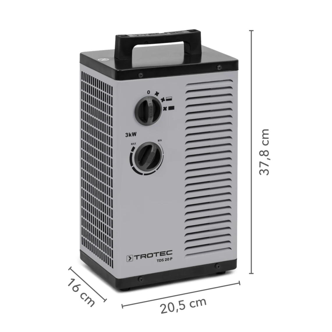 Trotec Chauffage Soufflant Céramique TDS 20 P, 3 Kw, Chauffage De Cha... 7 Trotec Chauffage Soufflant Céramique TDS 20 P, 3 Kw, Chauffage De Cha... – Image 5